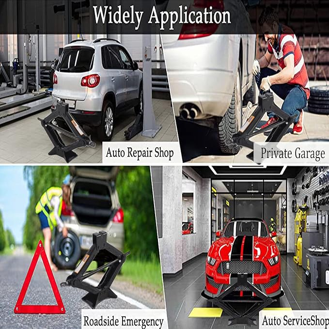 Scissor Jack for Car-2.0Ton 丨Car Jack Kit-Tire Jack丨Portable, 丨deal for SUV and - Image 6