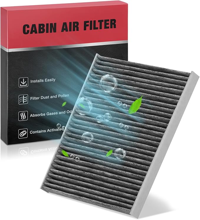 BDFHYK Cabin Air Filter with Activated Carbon Compatible with Jeep Wrangler by BDFHYK