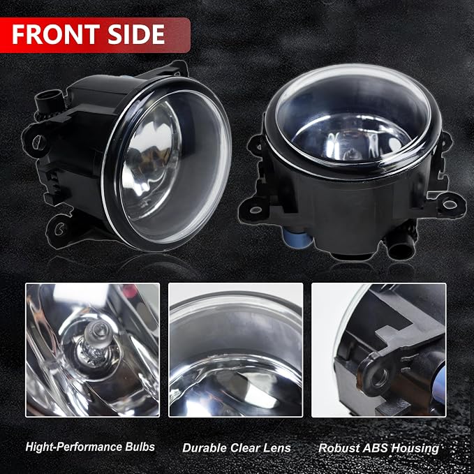 Fog Light Lamp Assembly Replacement 4F9Z-15200-AA Compatible - Image 2