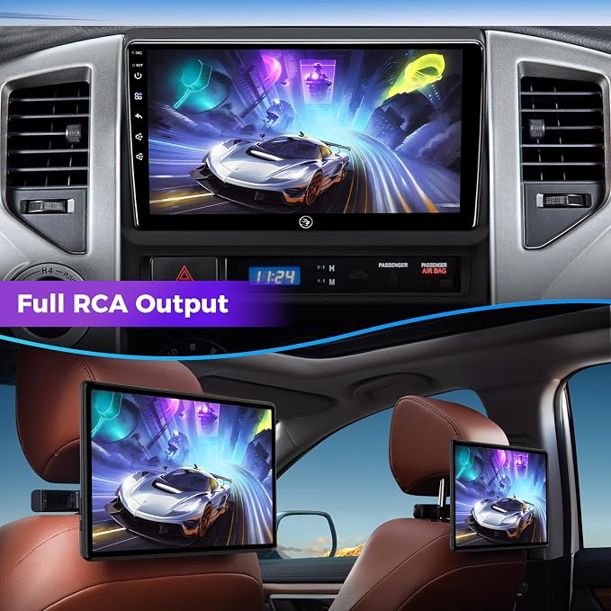 for Toyota Tacoma Radio Upgrade 2005-2015, QLED Touch Screen Car Stereo 9 inch - Image 6