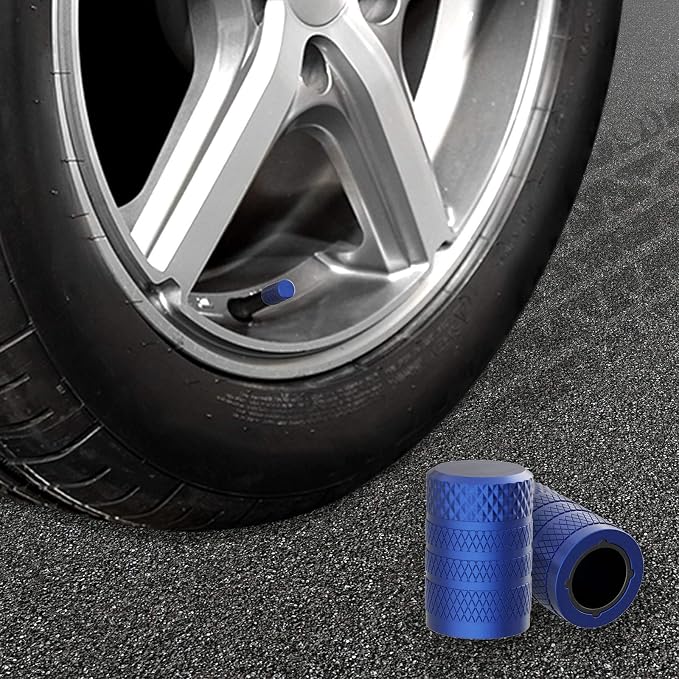 CKAuto Tire Valve Stem Caps, Anodized Aluminum Tire Valve Cap Set, Corrosion - Image 6
