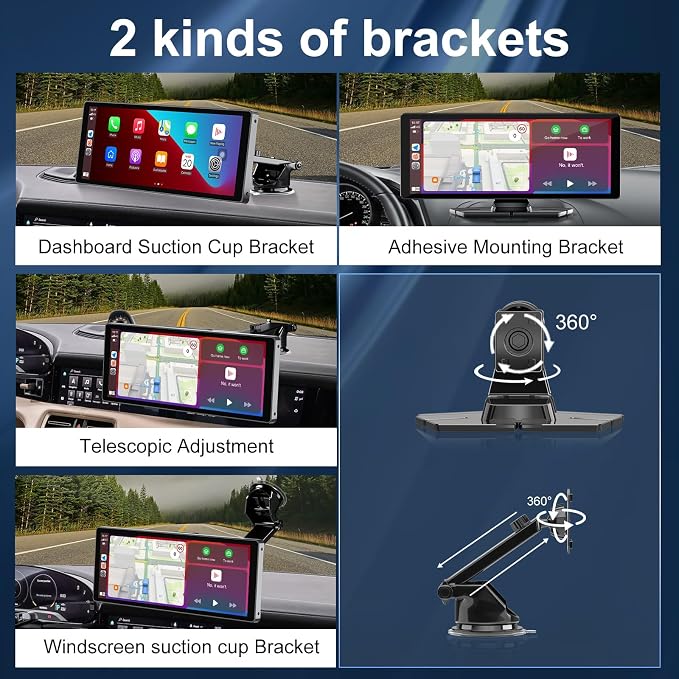 Carplay Screen for Car, 10.26" HD Car Stereo for Apple Carplay & Android Auto - Image 8