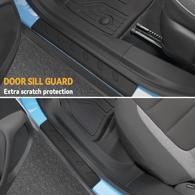 Floor Mats Set for Chevy Trailblazer FWD 2026 2025-2021 Accessories, Full - Image 5