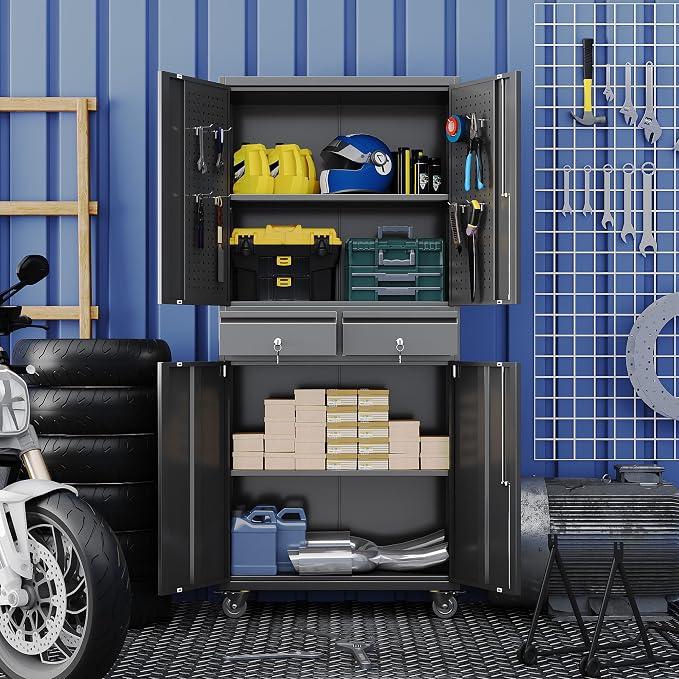 Metal Garage Storage Cabinet - Image 8