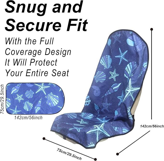Car Seat Cover Protector Front Seats, - Image 3