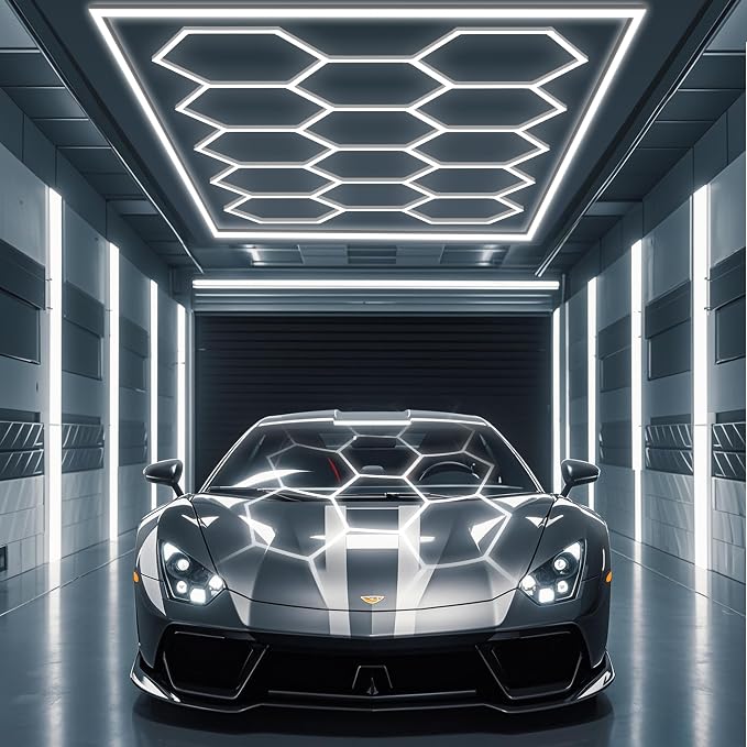 tewei Hexagon LED Garage Lights by TeweiBrand