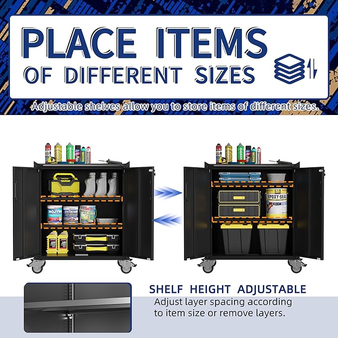 Metal Garage Storage Cabinet - Image 5