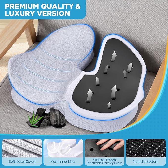 BEAUTRIP Seat Cushion & Lumbar Support Pillow - Image 7