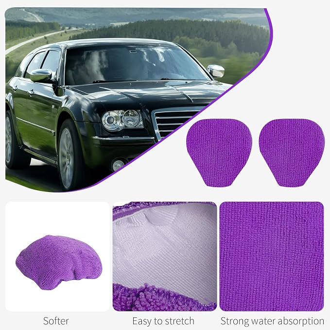 XINDELL 5 Pack Microfiber Pads – Replacement Heads Cover - Image 6