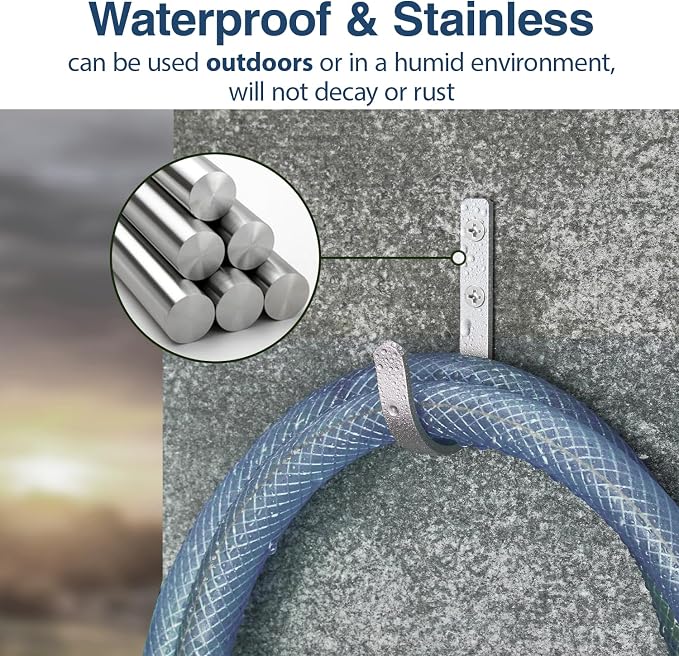 Wall Hooks for Hanging Towel/Coat - 22LB Screw in Metal Hanger Wall Mount - Image 5