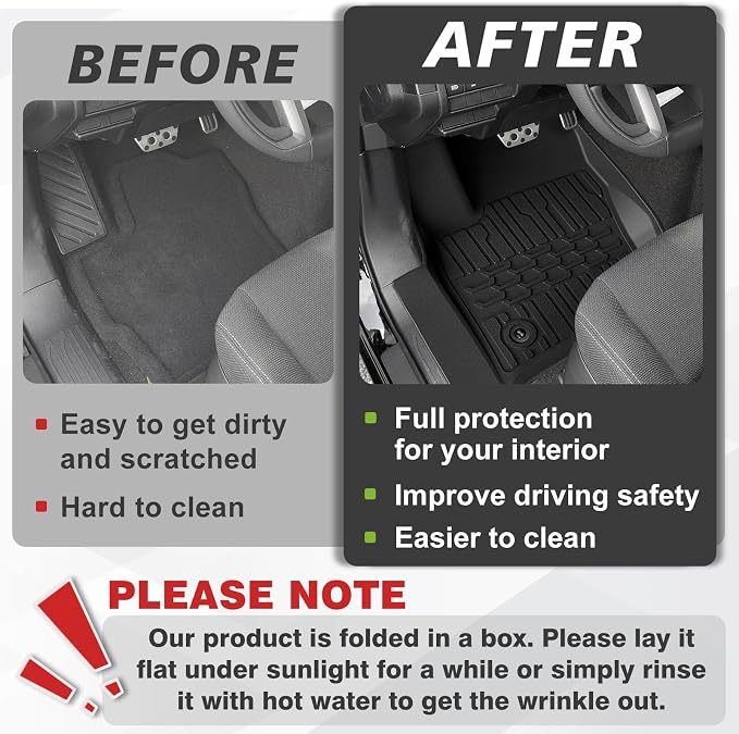 TripleAliners Floor Mats All Weather Liners Compatible - Image 7