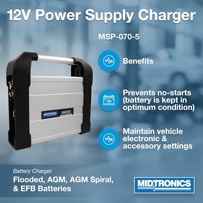 Midtronics MSP-070-Automotive Power Supply Charger & Battery Management - Image 2