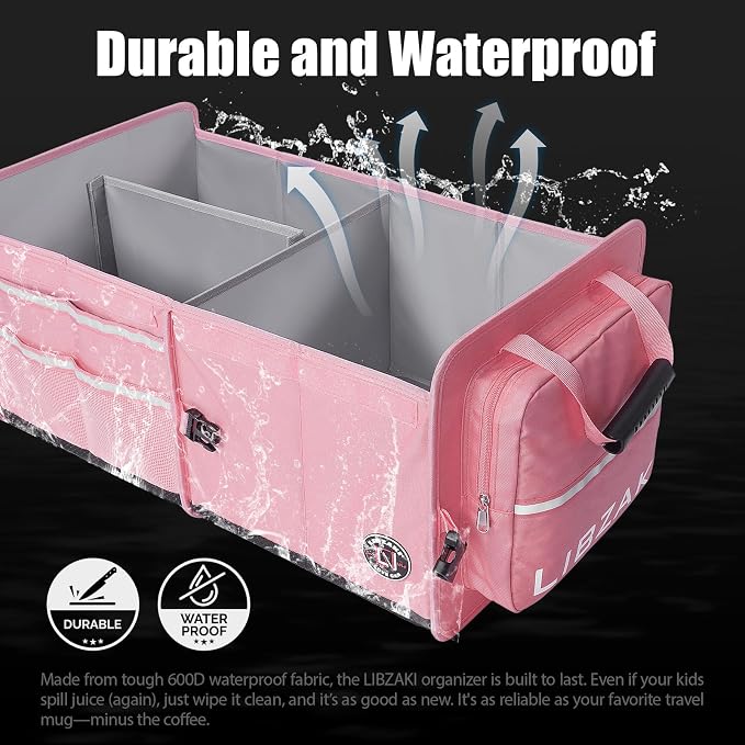 LIBZAKI Car Trunk Storage Organizer - Image 2