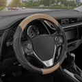 Motor Trend GripDrive Carbon Fiber Steering Wheel Cover, Non-Slip Sporty Racing by MotorTrend