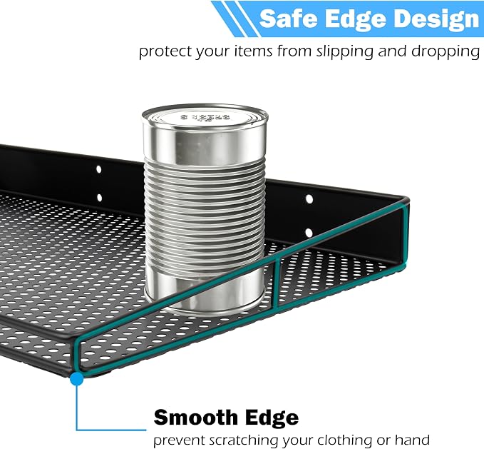 RedCall Heavy-Duty Wall Shelf, 2 Pack Garage Shelf, 23.5" x 12" Large Wall - Image 4