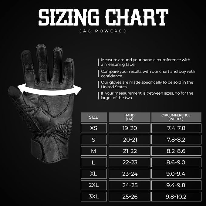 J.A.G. Motorcycle Gloves - Image 7