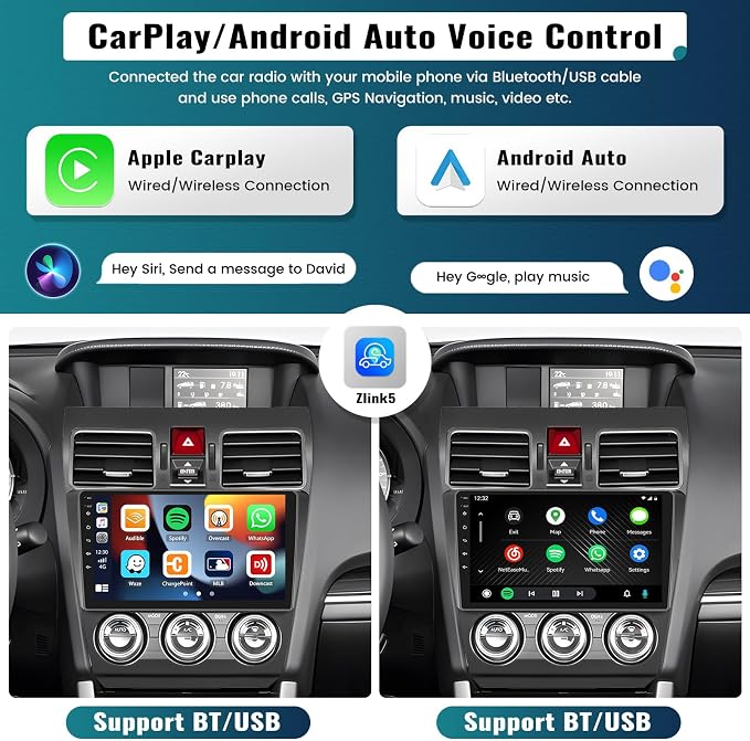 UNITOPSCI 2G+64G for Subaru Forester WRX Impreza 2013-2015 Radio Android 13 Car - Image 3