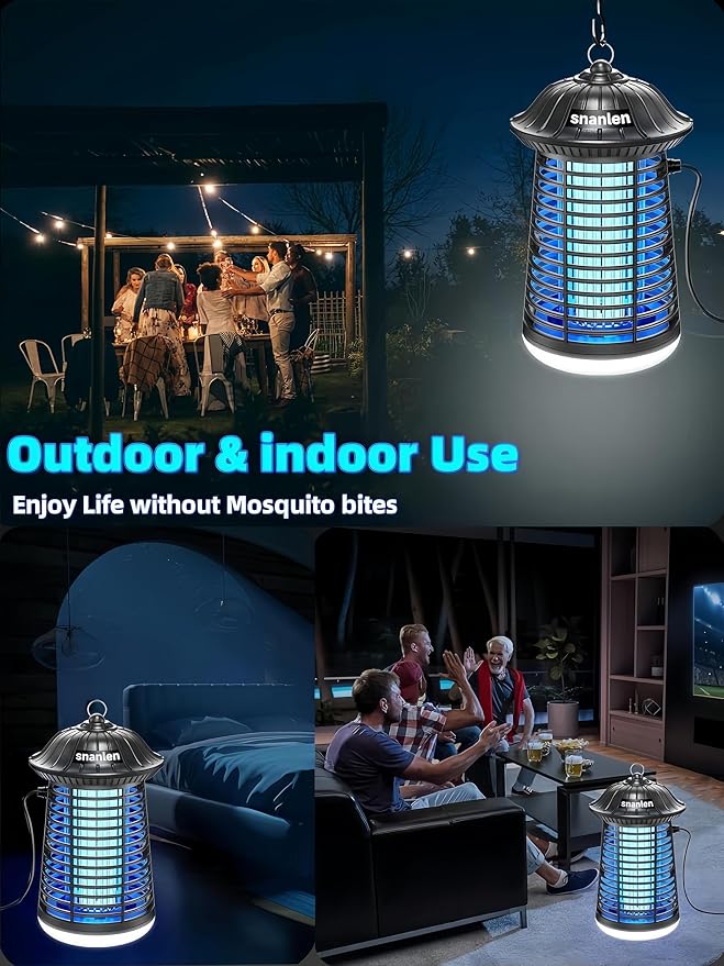 Bug Zapper Outdoor Indoor, 4200V Electric Mosquito Zapper Outdoor - Image 5