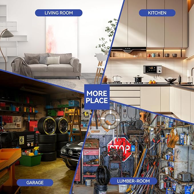 Heavy-Duty 4 Tiers Chrome Steel Wire Shelving NSF Certified. Adjustable Storage - Image 6