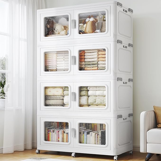 880 Qt Stackable Storage Bin by BROVIEW-EnjoytheArtofLife