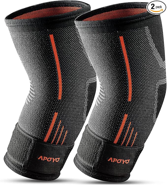 APOYO Elbow Brace for Tendonitis and Tennis Elbow, Compression Sleeve for by APOYO