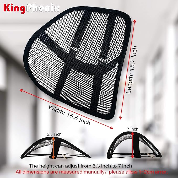 kingphenix Lumbar Support with Breathable Mesh, Suit - Image 7