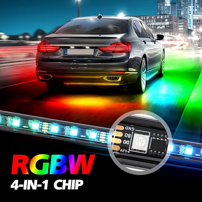 8PCS Car Underglow Light Bar Kit - Image 3