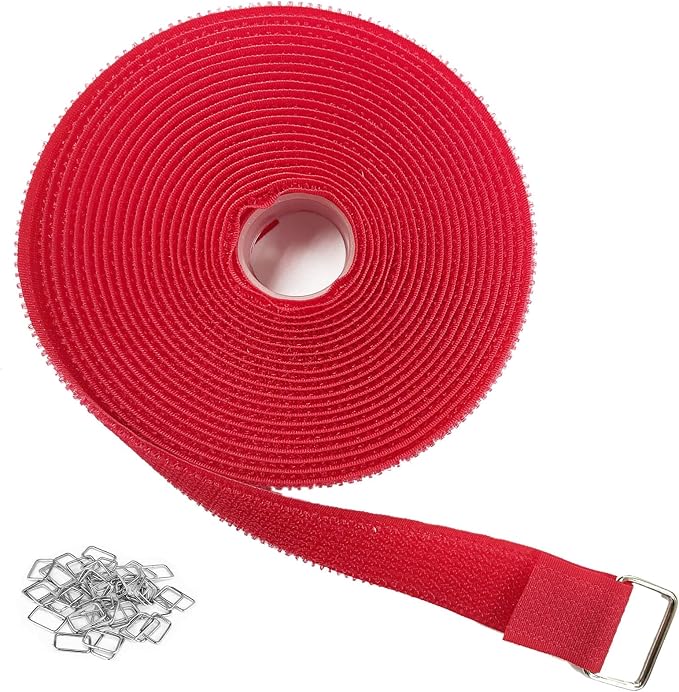 1"x16ft Hook and Loop Straps by YMCRLUX