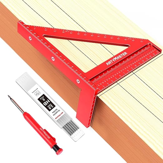 200mm 3D Multi-Angle Measuring Square Ruler, WT103D High Precision Hole by ArtyMaster