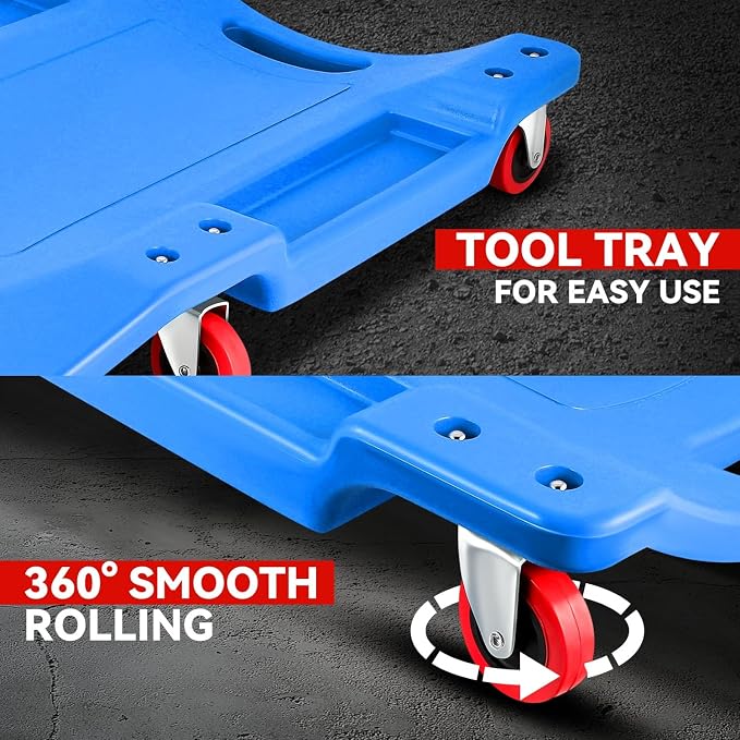 Auto Dynasty 36 Inches Mechanic Creeper, Automotive Garage Repair Low Profile - Image 5