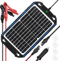 SUNER POWER Waterproof 12W 12V Solar Battery Charger & Maintainer Pro, Built-in by SUNERPOWER