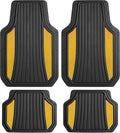 Motor Trend ChromeTech Car Floor Mats Full Set by MotorTrend