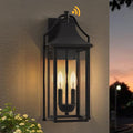  Outdoor Wall Sconce Fixture, Dusk to Dawn Patio Lights Waterproof by Lawyettle