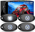 Nilight LED Rock Light 4PCS Underglow Wheel Well Pods Waterproof Exterior by Nilight