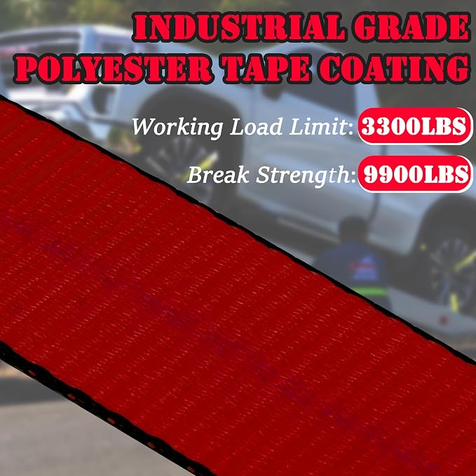 4 Pack Car Tie Down Straps for Trailers - Image 5