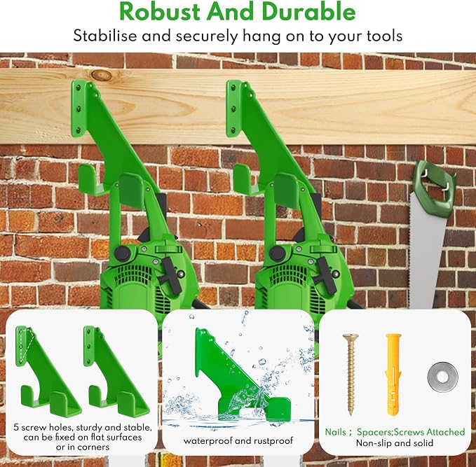 Chainsaw Hanger, Perfect Wall Mount Solution - Image 6