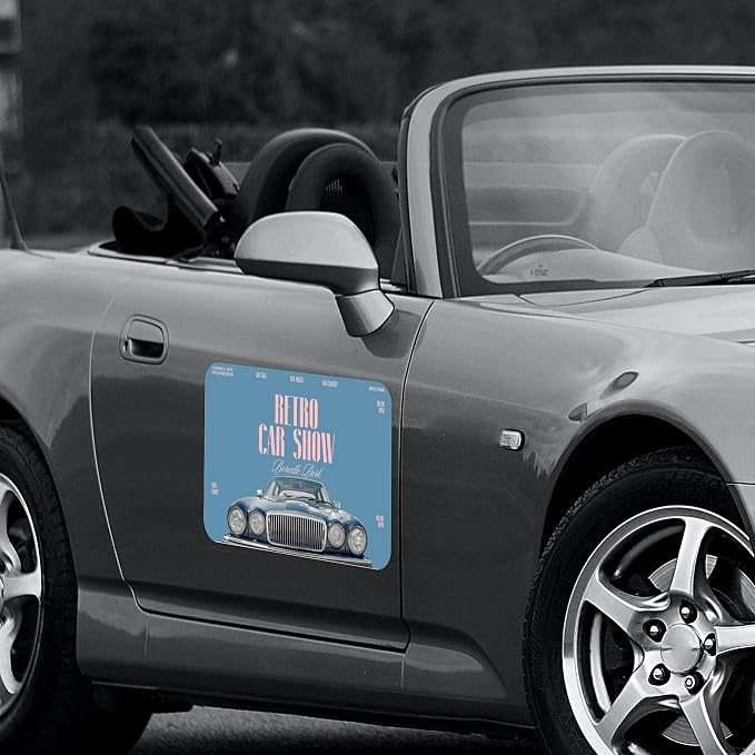 Custom Car Magnet for Business 2 Pack | Personalized Logo, and Image Reflective - Image 6