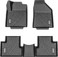 3W Floor Mats Fit for Jeep Cherokee 2015-2023 TPE Floor Liner 1st and 2nd Row by 3W