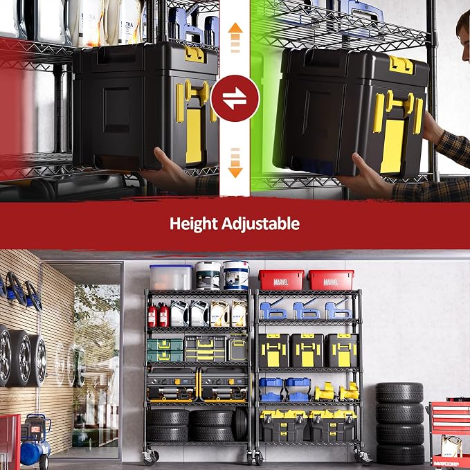 IZEUK 5-Tier Storage Shelving Unit - Image 6