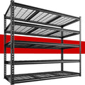 REIBII 55" W Garage Shelving, Heavy Duty Storage Shelves Load 3000LBS, 5 Tier by REIBII