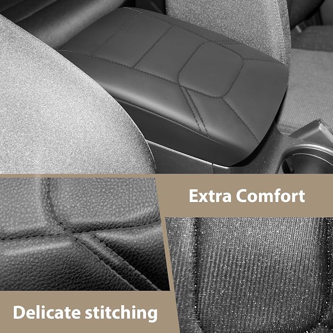 Muslogy Armrest Pad Center Console Cover Compatible - Image 5