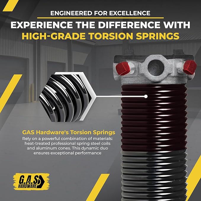 Garage Door Torsion Spring 234x1.75x35 Includes 1” Steel Bearing, Non-Slip - Image 6