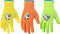 HANDLANDY 3 Pairs Kids Gardening Gloves Latex Free, Nitrile Coated Children by HANDLANDY