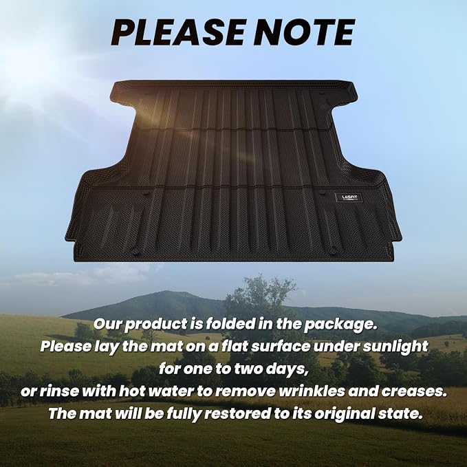 LASFIT Bed Mat for Toyota Tundra 2007-2021 Truck Bed Mat All Weather 5.5 FT Bed - Image 8