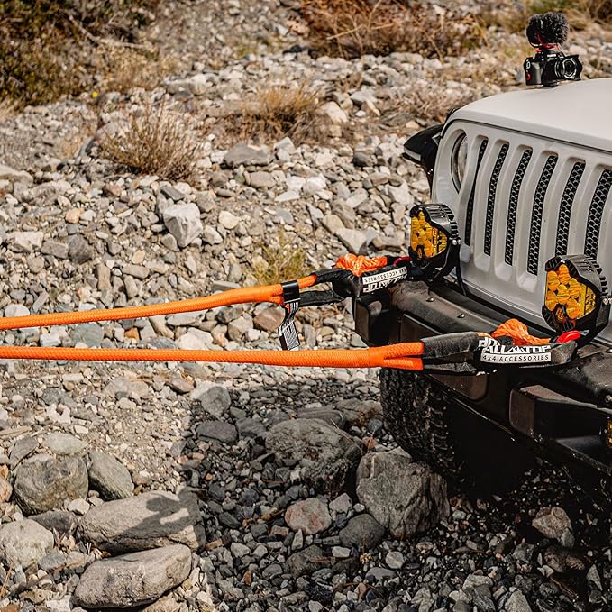 ALL-TOP Kinetic Recovery Rope Kit w/ 2 Soft Shackles, 1in x 30ft, Heavy Duty - Image 4