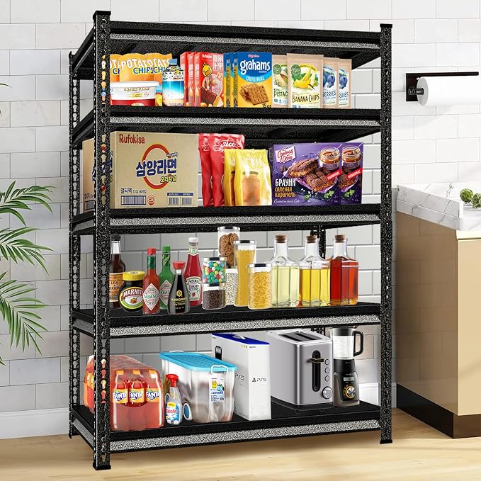 48" W Garage Shelving Heavy Duty，3000LBS Loads Adjustable Garage Storage Shelves - Image 2