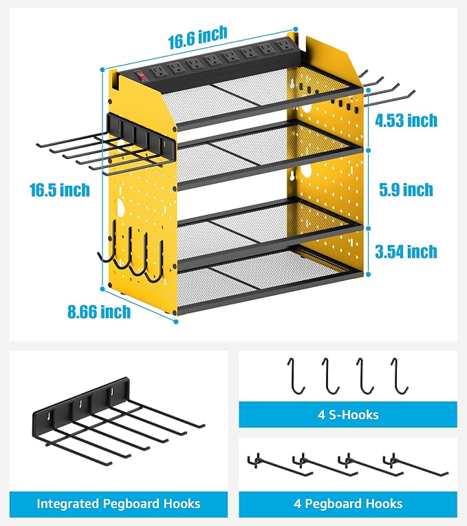 CCCEI Modular Desk Power Tools Organizer - Image 6