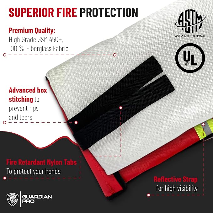 Emergency Fire Blanket for Home and Kitchen - Image 8