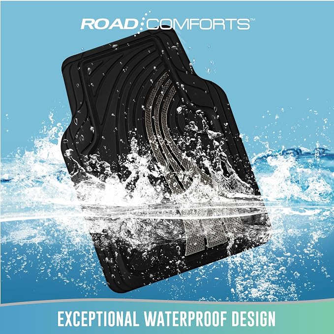 Road Comforts Car Floor Mats Full Set – Front & Rear Car Floor Mats - Image 6