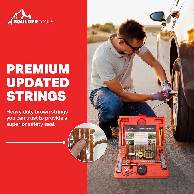 Boulder Tools | Heavy Duty Tire Repair Kit - Image 7